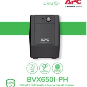 APC BVX650I-PH 650VA UPS