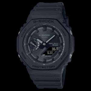 Casio G-Shock (GA-B2100-1A1DR) Stealth Black Resin Strap 200 Meter Bluetooth Solar Watch