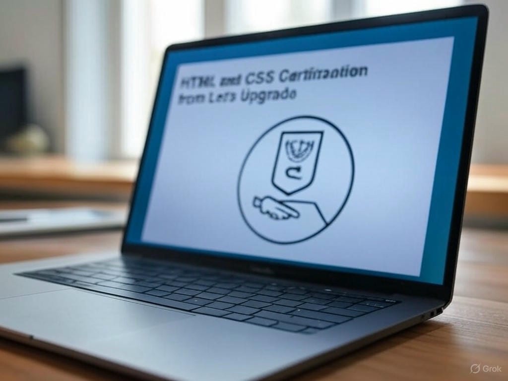 How I Earned a Certification in HTML and CSS from Let’s Upgrade: A Step-by-Step Guide