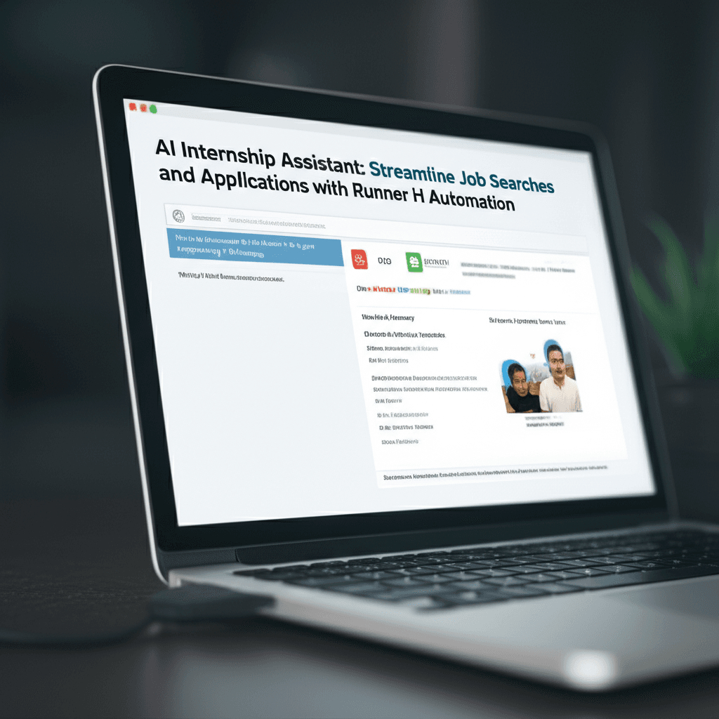AI Internship Assistant: Streamline Job Searches and Applications with Runner H Automation