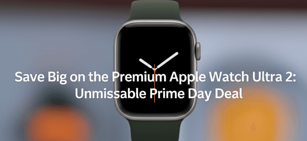 Save Big on the Premium Apple Watch Ultra 2: Unmissable Prime Day Deal