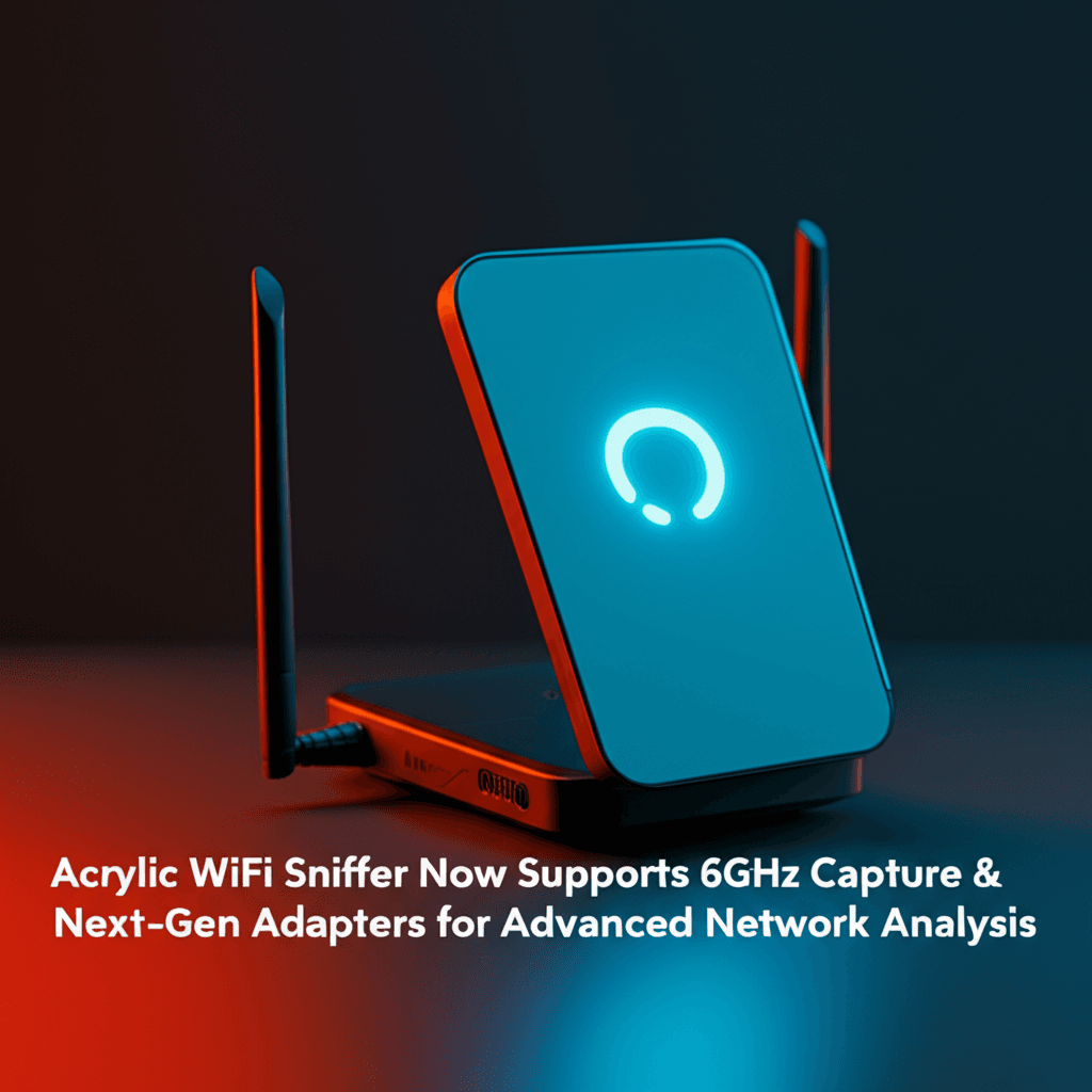Acrylic WiFi Sniffer Now Supports 6GHz Capture & Next-Gen Adapters for Advanced Network Analysis