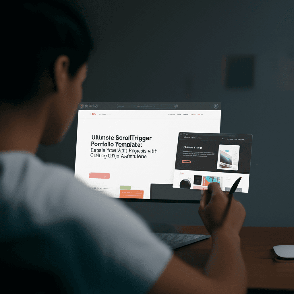 Ultimate ScrollTrigger Portfolio Template: Elevate Your Web Projects with Cutting-Edge Animations