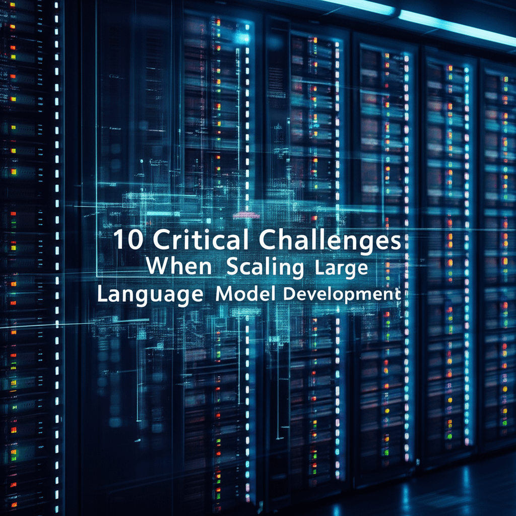 10 Critical Challenges When Scaling Large Language Model Development