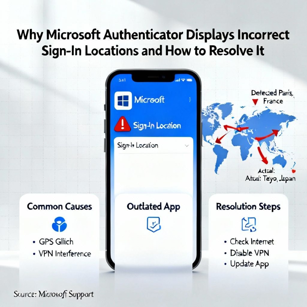 Why Microsoft Authenticator Displays Incorrect Sign-In Locations and How to Resolve It