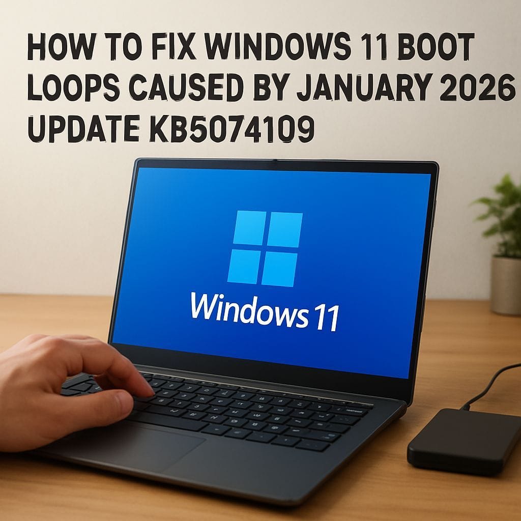 How to Fix Windows 11 Boot Loops Caused by January 2026 Update KB5074109