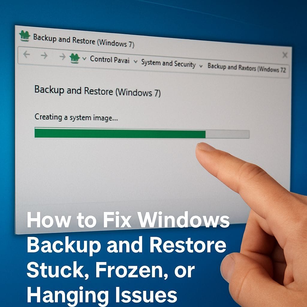 How to Fix Windows Backup and Restore Stuck, Frozen, or Hanging Issues
