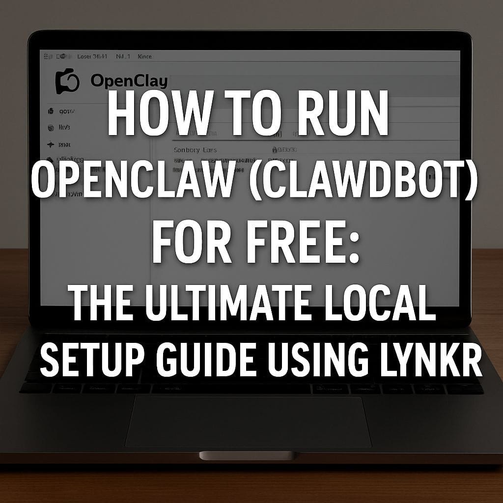 How to Run OpenClaw (Clawdbot) for FREE: The Ultimate Local Setup Guide Using Lynkr