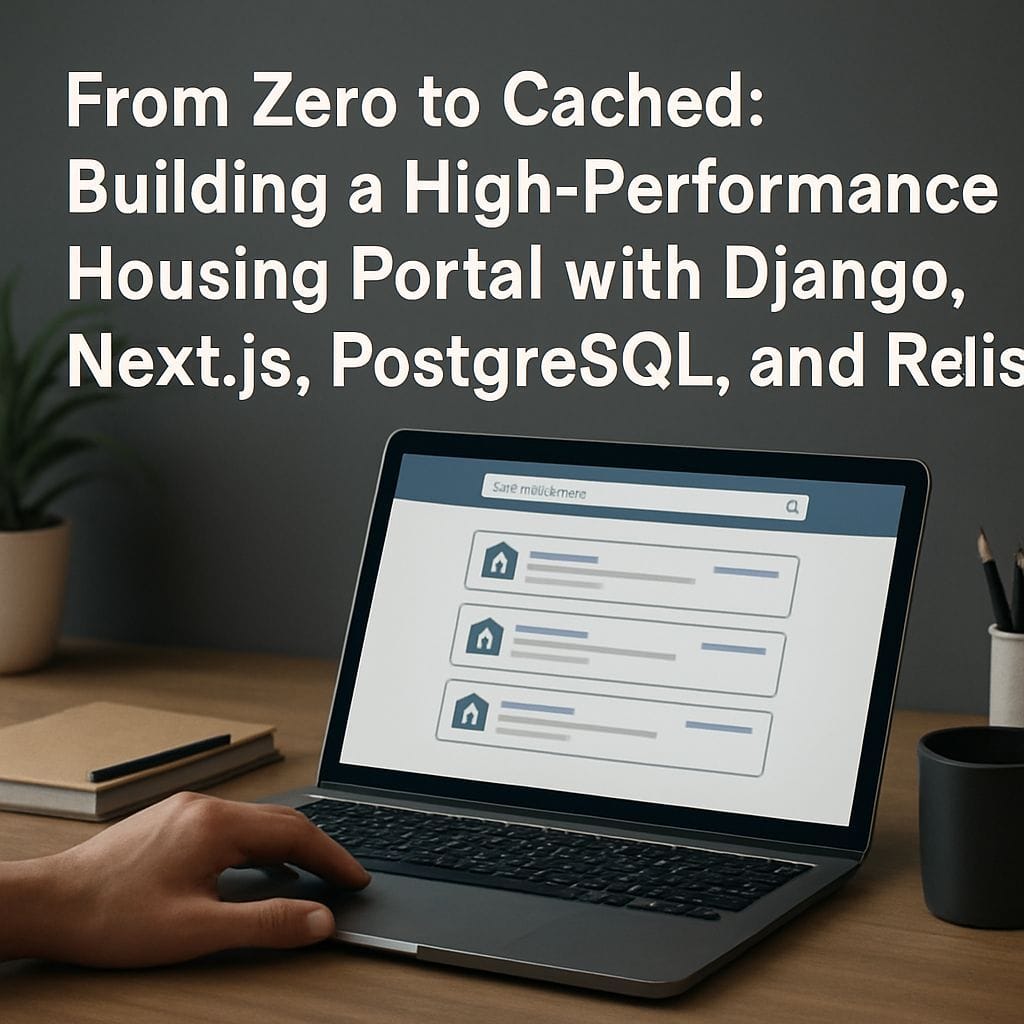 From Zero to Cached: Building a High-Performance Housing Portal with Django, Next.js, PostgreSQL, and Redis