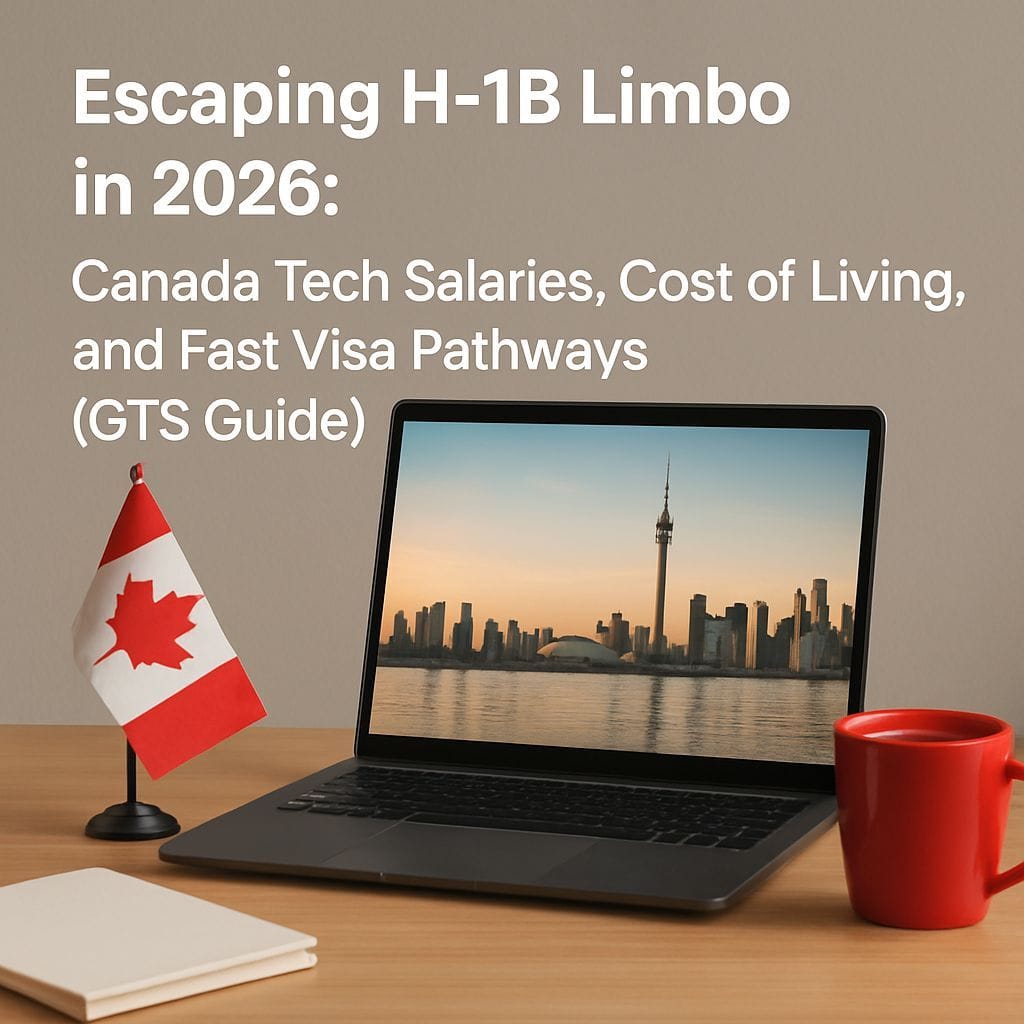 Escaping H-1B Limbo in 2026: Canada Tech Salaries, Cost of Living, and Fast Visa Pathways (GTS Guide)