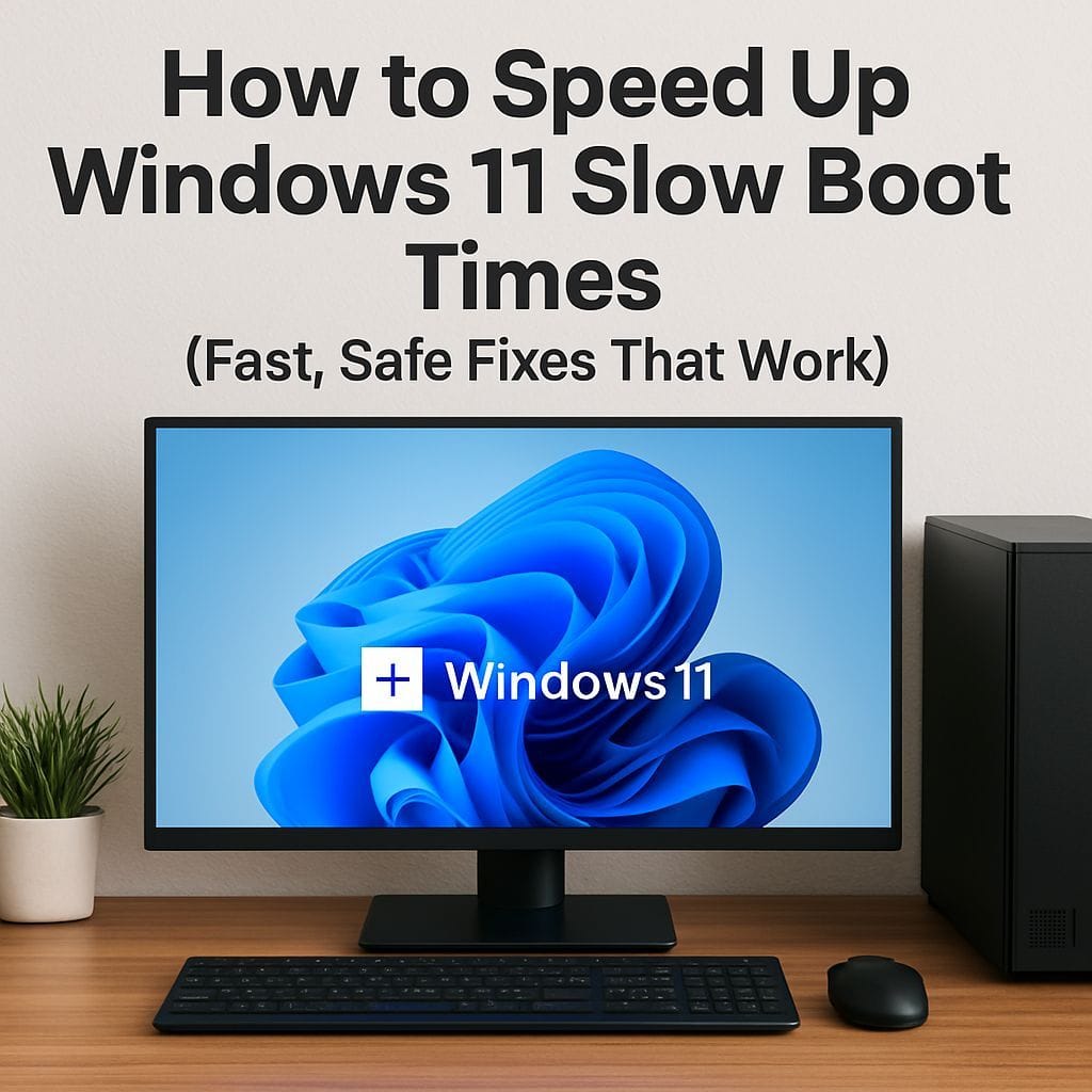 How to Speed Up Windows 11 Slow Boot Times (Fast, Safe Fixes That Work)