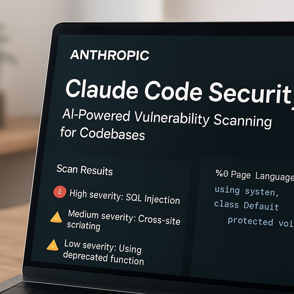 Anthropic Unveils Claude Code Security: AI-Powered Vulnerability Scanning for Codebases