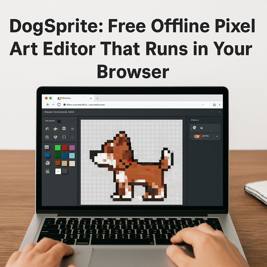 DogSprite: Free Offline Pixel Art Editor That Runs in Your Browser