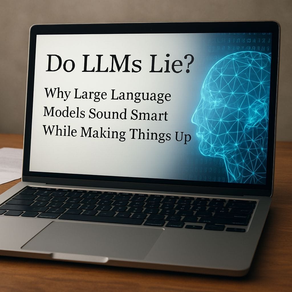 Do LLMs Lie? Why Large Language Models Sound Smart While Making Things Up