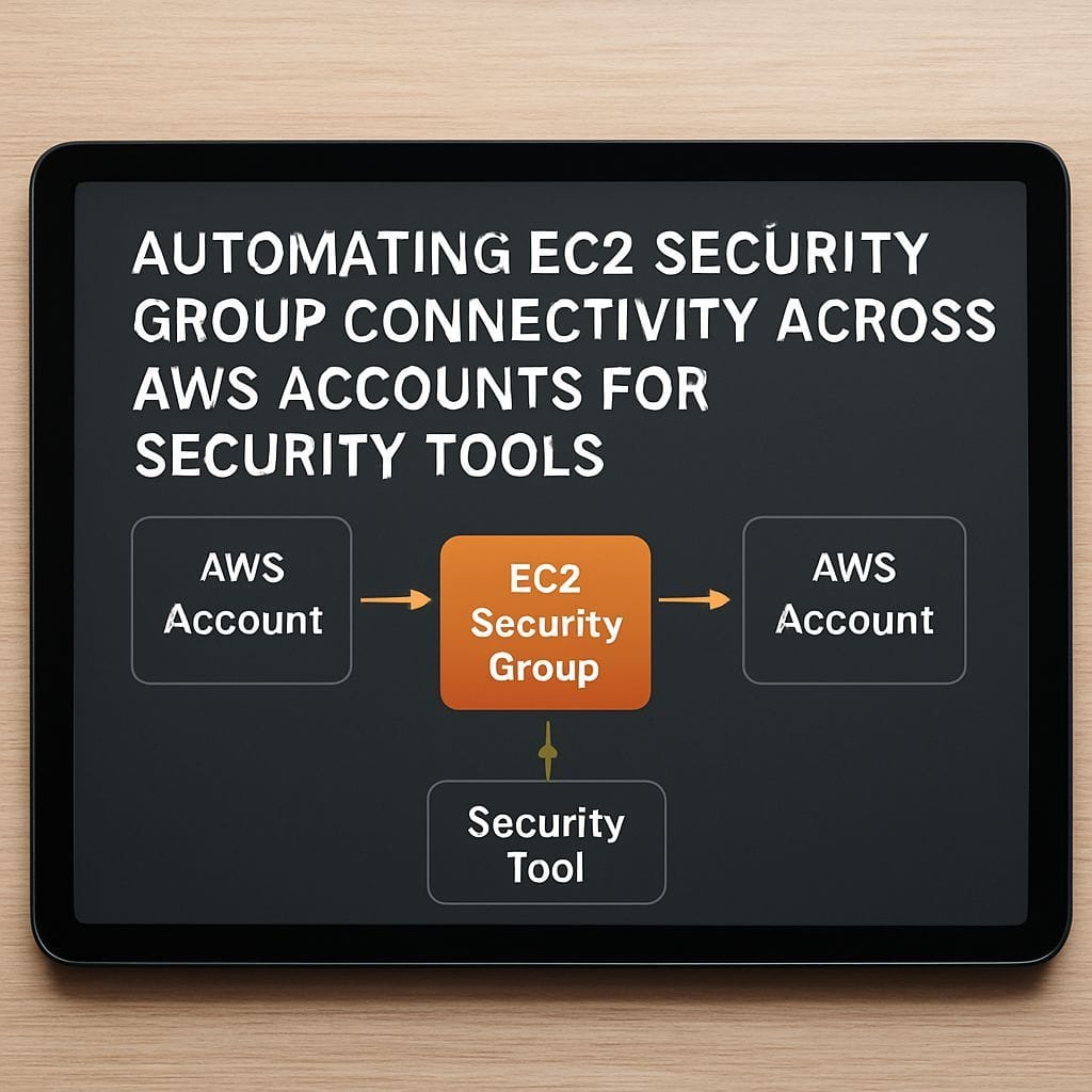 Automating EC2 Security Group Connectivity Across AWS Accounts for Security Tools