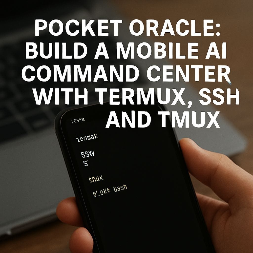Pocket Oracle: Build a Mobile AI Command Center with Termux, SSH and Tmux