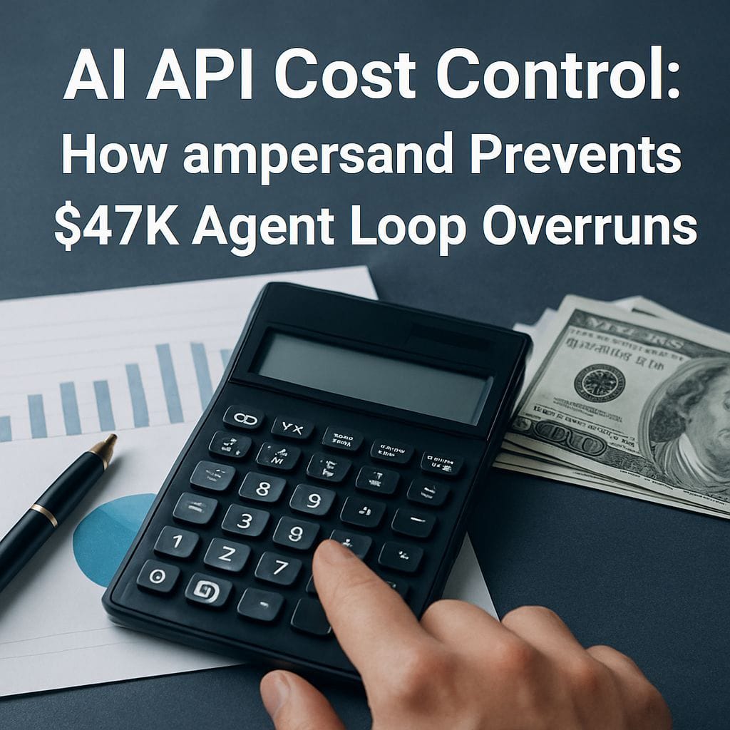 AI API Cost Control: How ampersend Prevents $47K Agent Loop Overruns