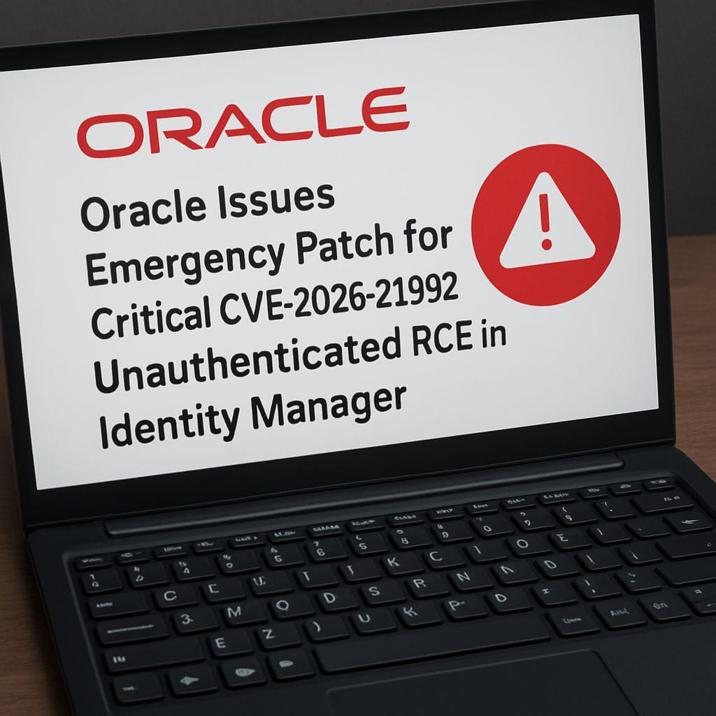 Oracle Issues Emergency Patch for Critical CVE-2026-21992 Unauthenticated RCE in Identity Manager