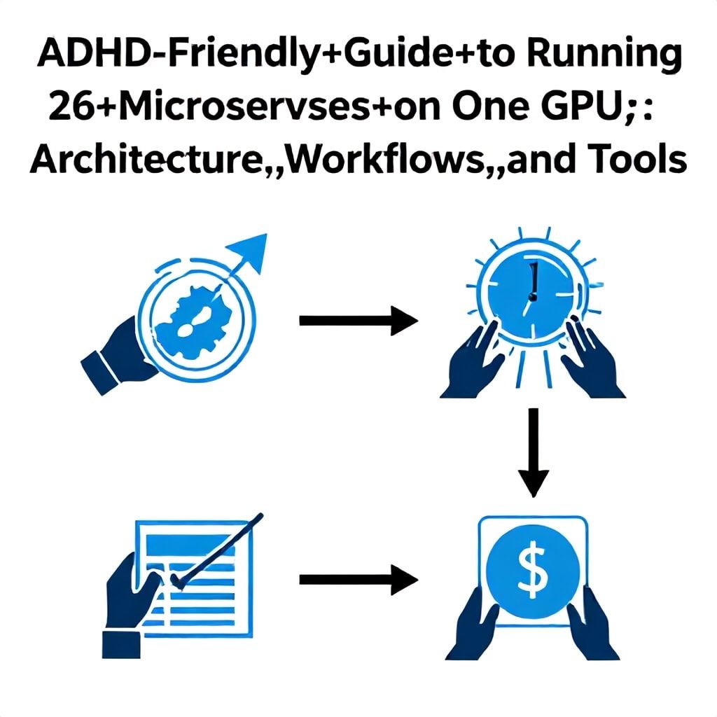 ADHD-Friendly Guide to Running 26 Microservices on One GPU: Architecture, Workflows, and Tools