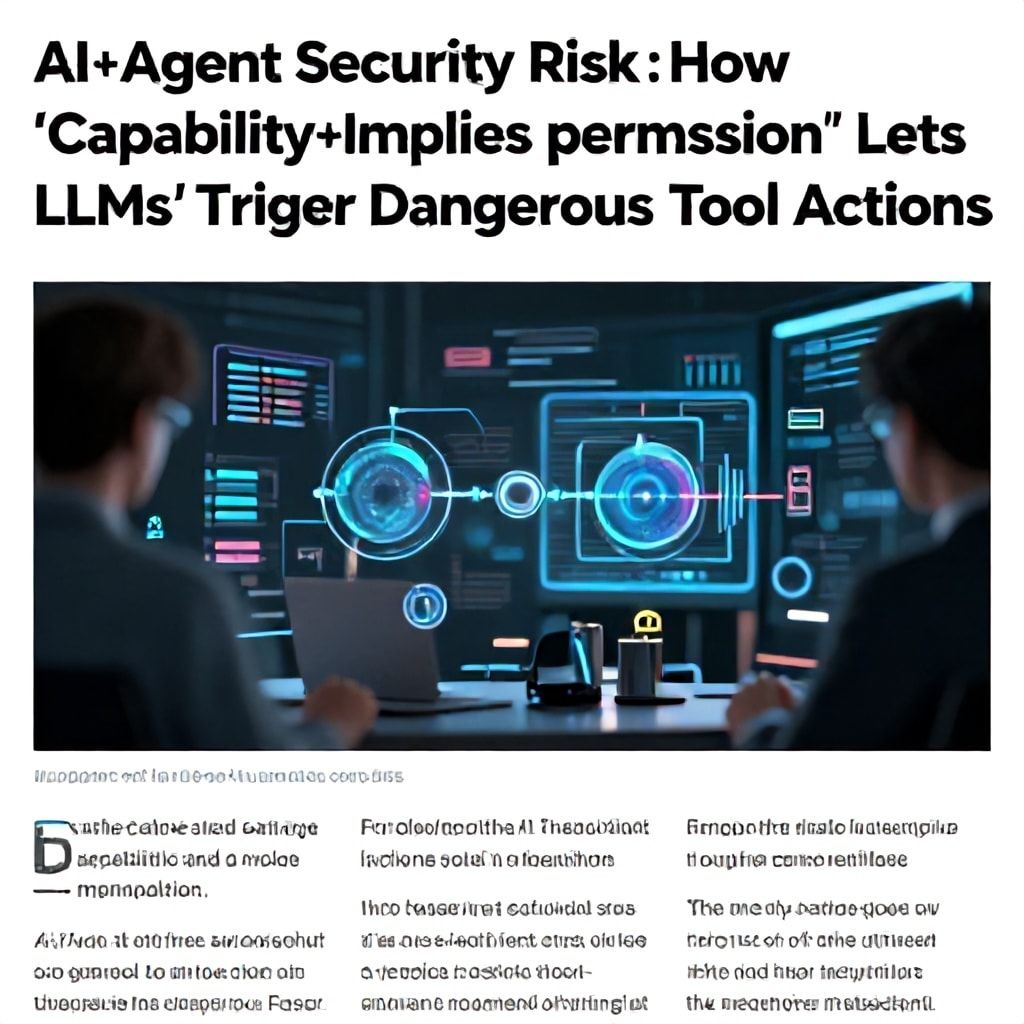 AI Agent Security Risk: How ‘Capability Implies Permission’ Lets LLMs Trigger Dangerous Tool Actions
