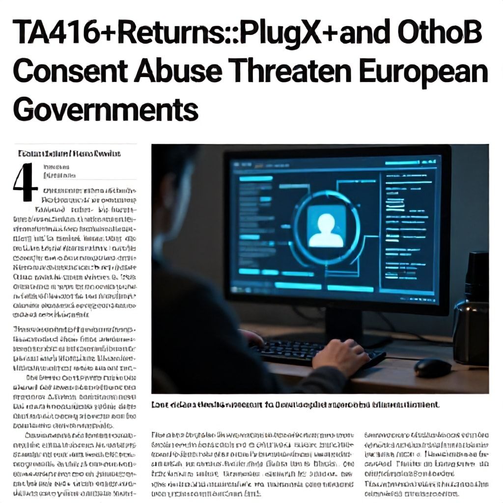 TA416 Returns: PlugX and OAuth Consent Abuse Threaten European Governments