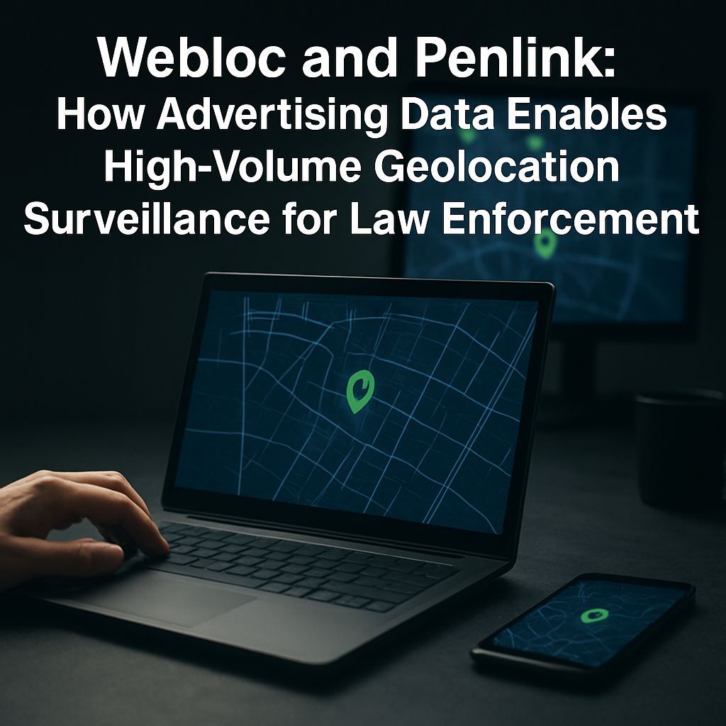 Webloc and Penlink: How Advertising Data Enables High-Volume Geolocation Surveillance for Law Enforcement