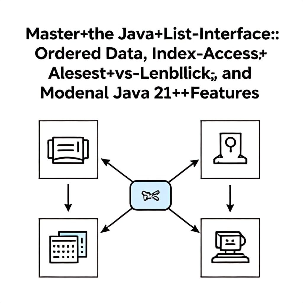 Master the Java List Interface: Ordered Data, Index Access, ArrayList vs LinkedList, and Modern Java 21+ Features
