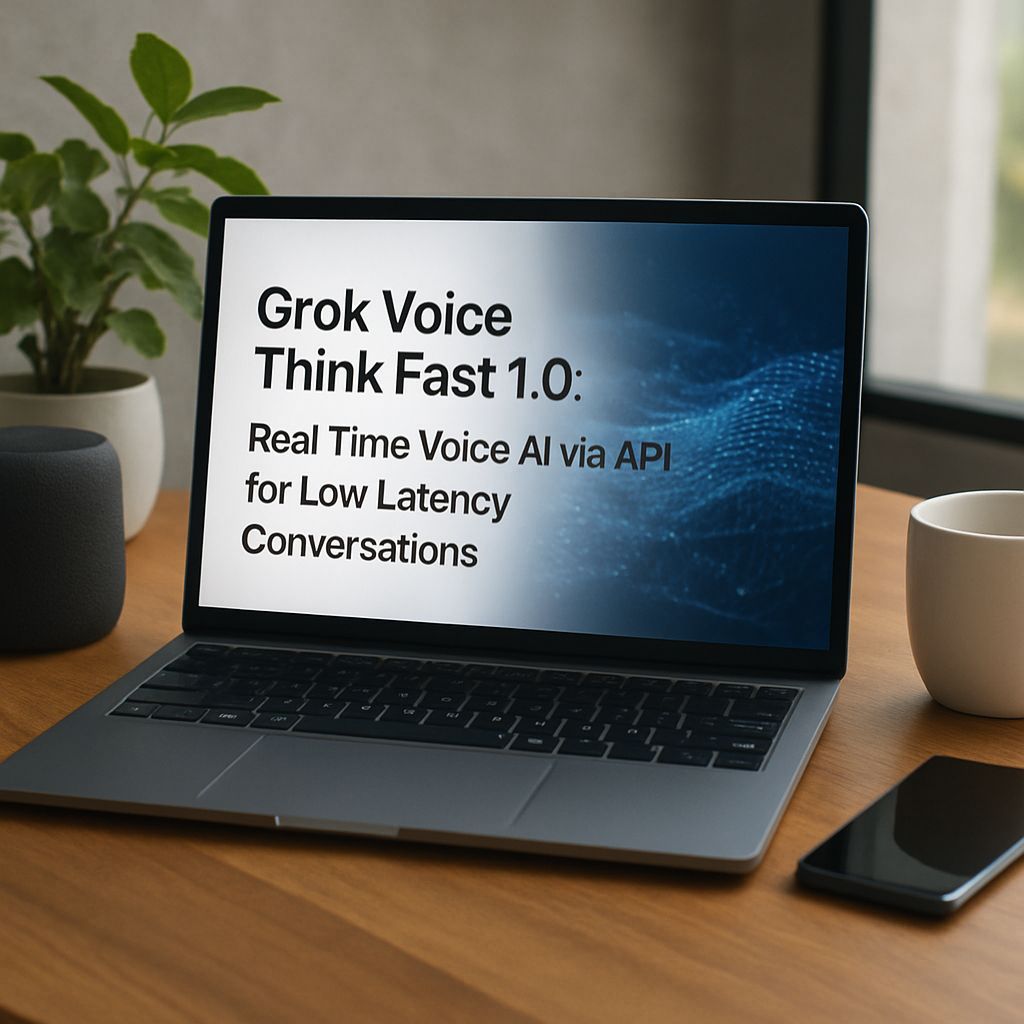 Grok Voice Think Fast 1.0: Real-Time Voice AI via API for Low-Latency Conversations
