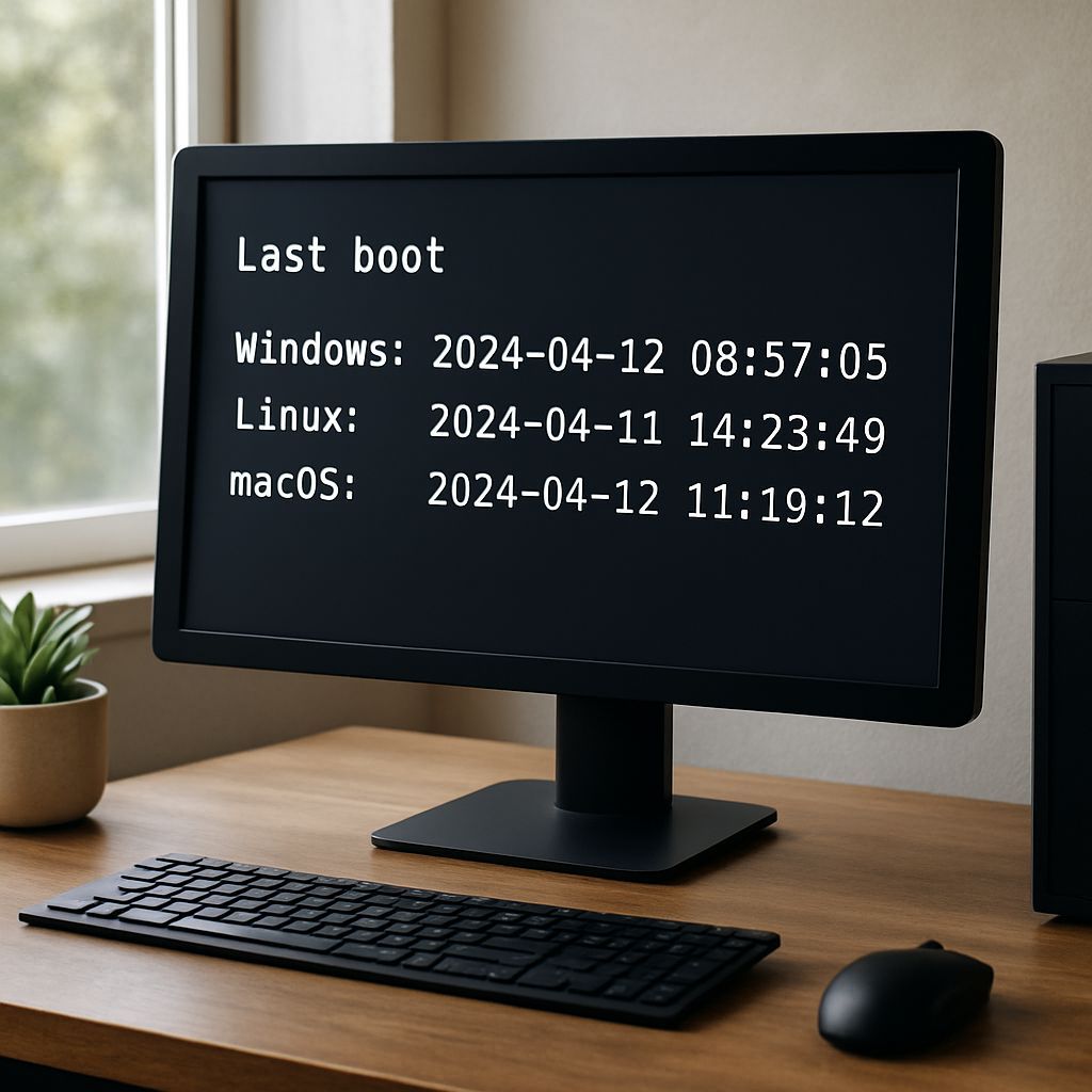 Find Your PC’s Most Recent Boot Time: Windows, Linux, and macOS Commands