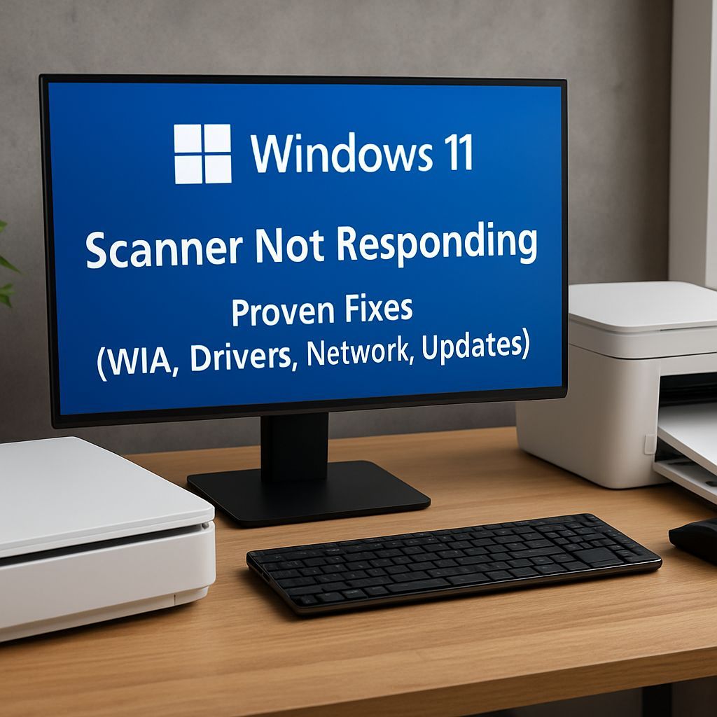 Windows 11 Scanner Not Responding While Printer Works: Proven Fixes (WIA, Drivers, Network, Updates)