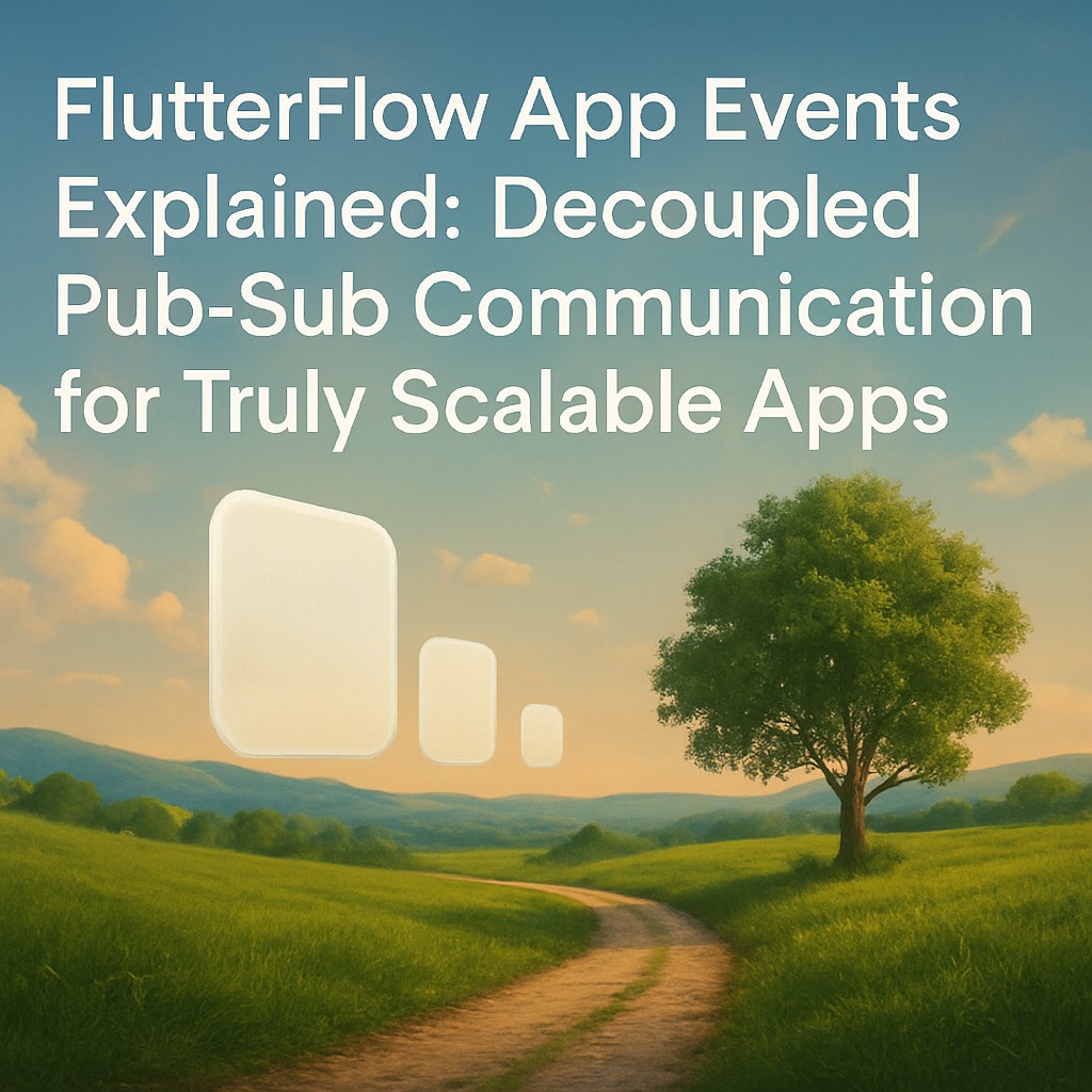 FlutterFlow App Events Explained: Decoupled Pub-Sub Communication for Truly Scalable Apps