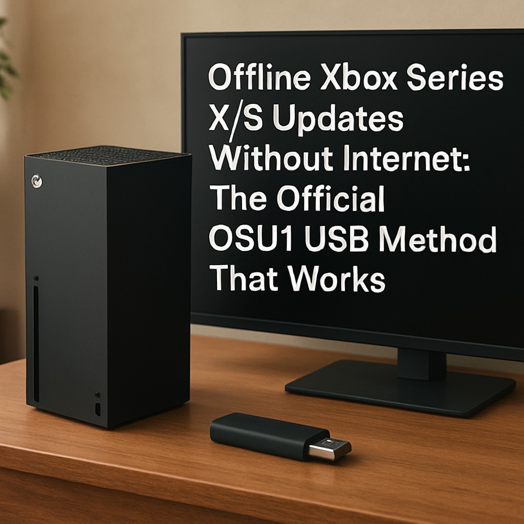 Offline Xbox Series X/S Updates Without Internet: The Official OSU1 USB Method That Works