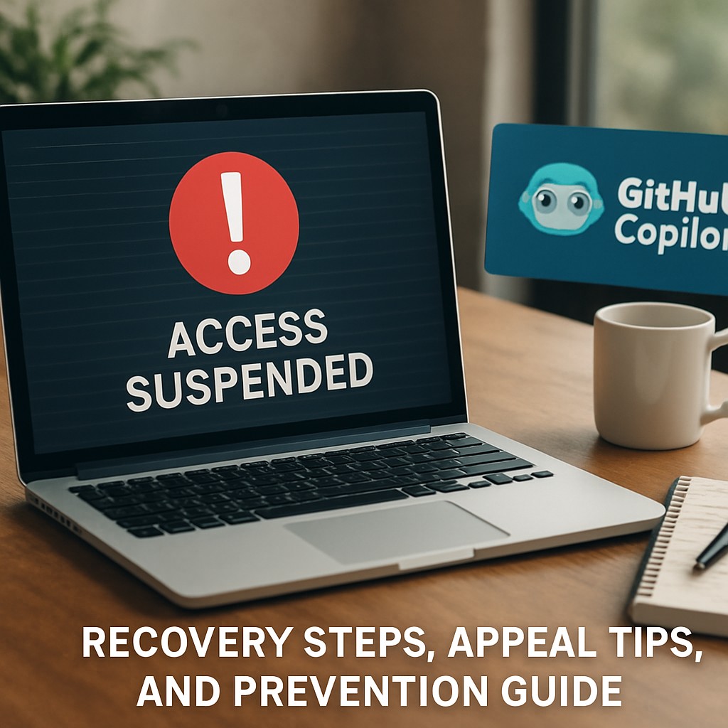 GitHub Copilot Access Suspended: Recovery Steps, Appeal Tips, and Prevention Guide