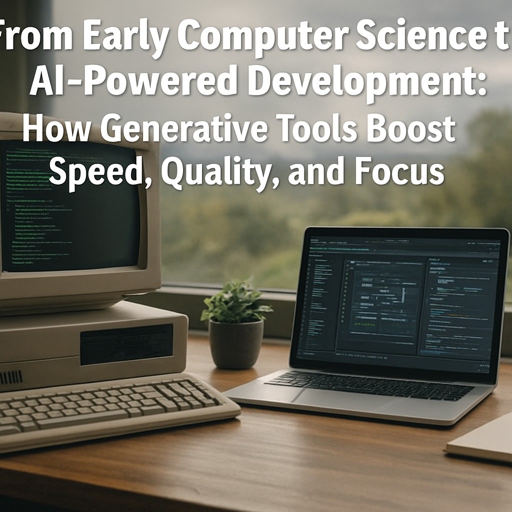 From Early Computer Science to AI-Powered Development: How Generative Tools Boost Speed, Quality, and Focus