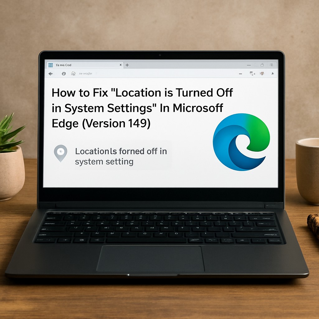 How to Fix “Location is Turned Off in System Settings” in Microsoft Edge (Version 149)