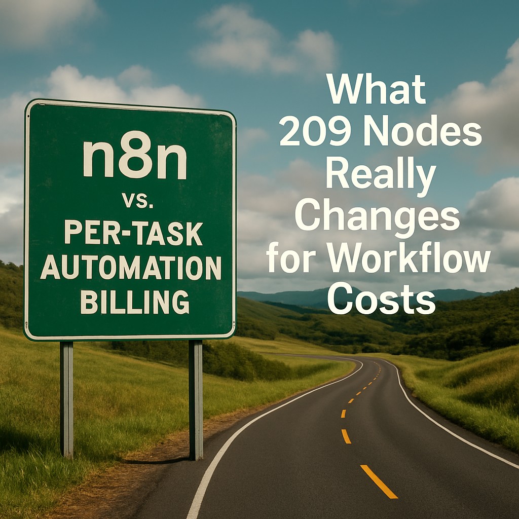 n8n vs Per-Task Automation Billing: What 209 Nodes Really Changes for Workflow Costs