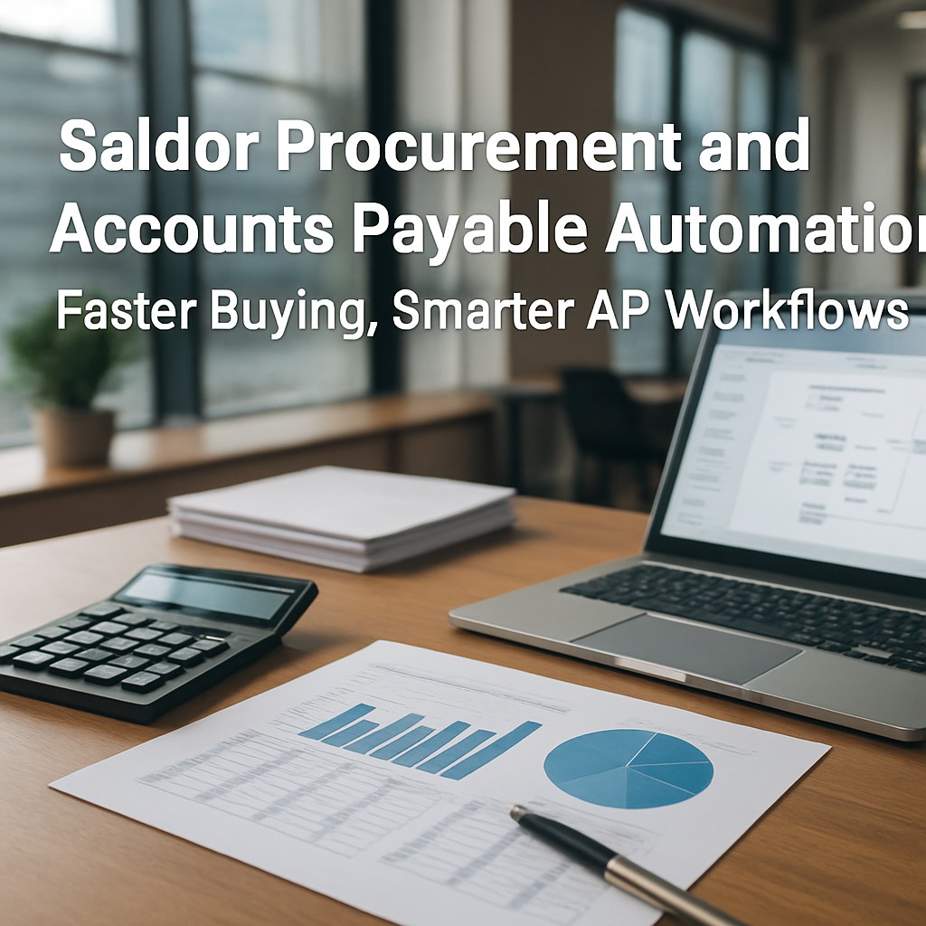 Saldor Procurement and Accounts Payable Automation: Faster Buying, Smarter AP Workflows