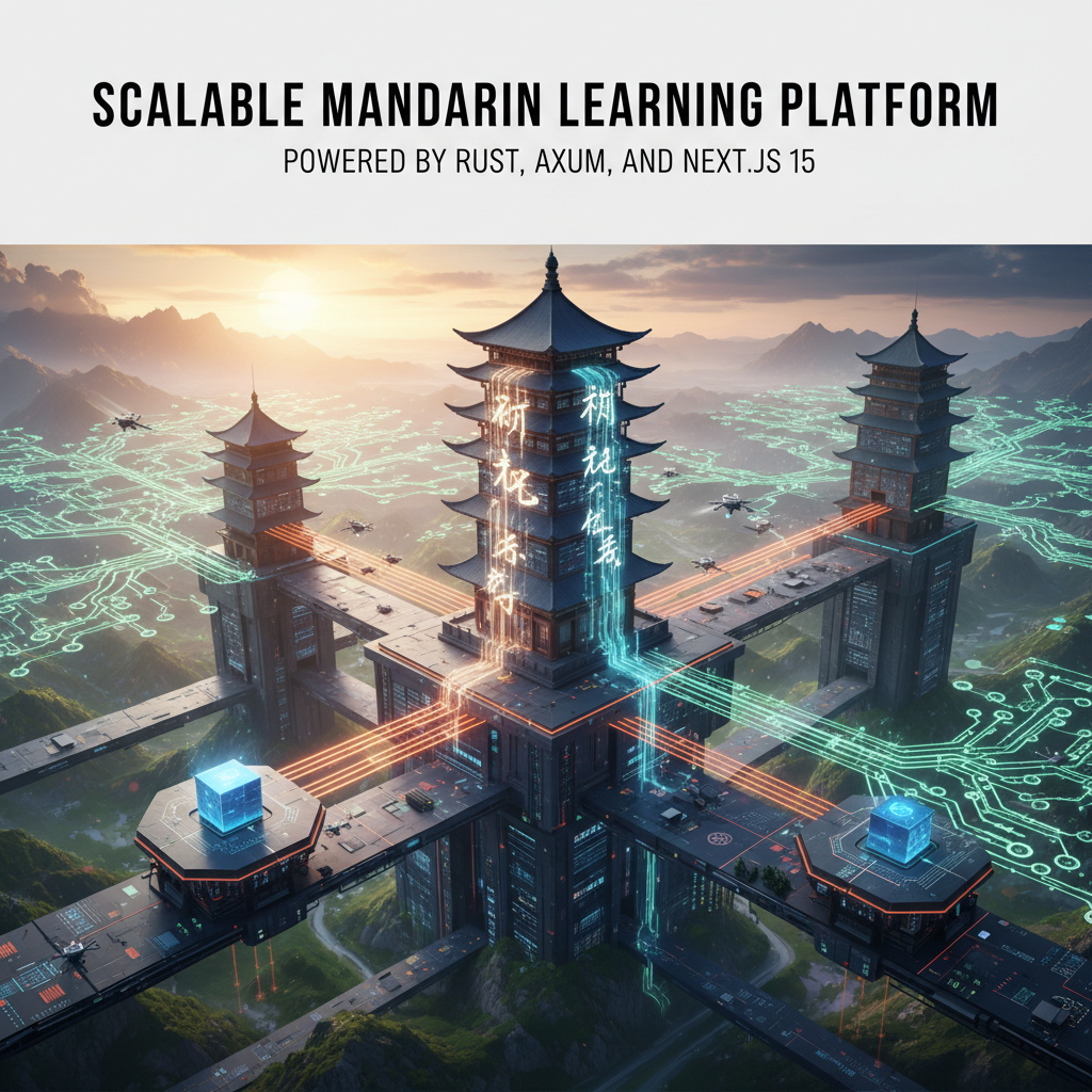 Scalable Mandarin Learning Platform Powered by Rust, Axum, and Next.js 15