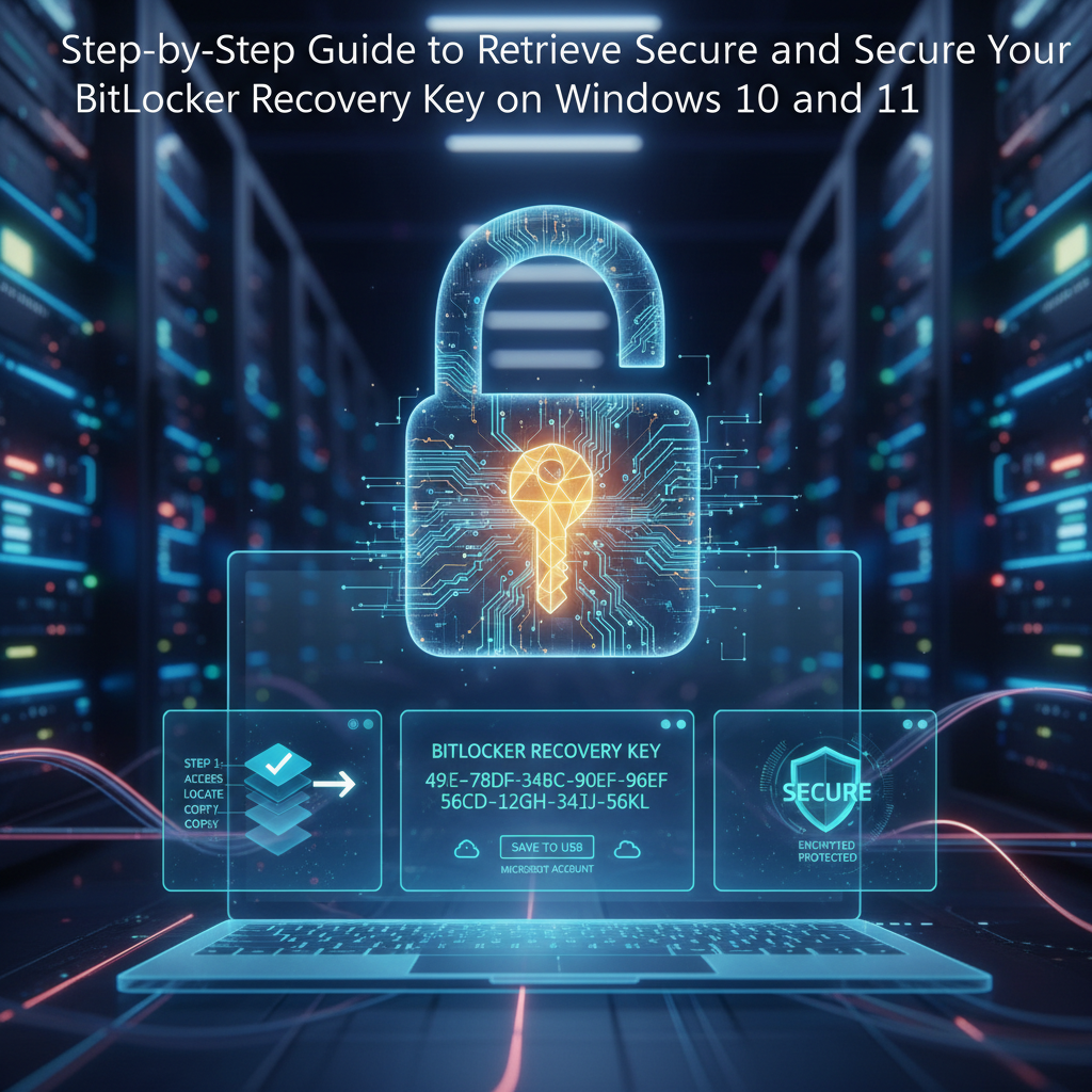 Step-by-Step Guide to Retrieve and Secure Your BitLocker Recovery Key on Windows 10 and 11