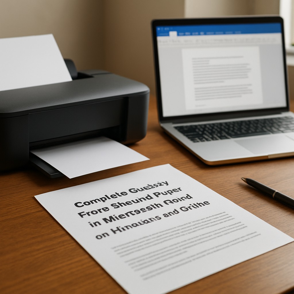 Complete Guide to Printing Selected Pages in Microsoft Word on Windows, macOS, and Online
