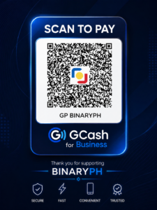 Scan to pay QR code for GCash Business supporting BINARYPH