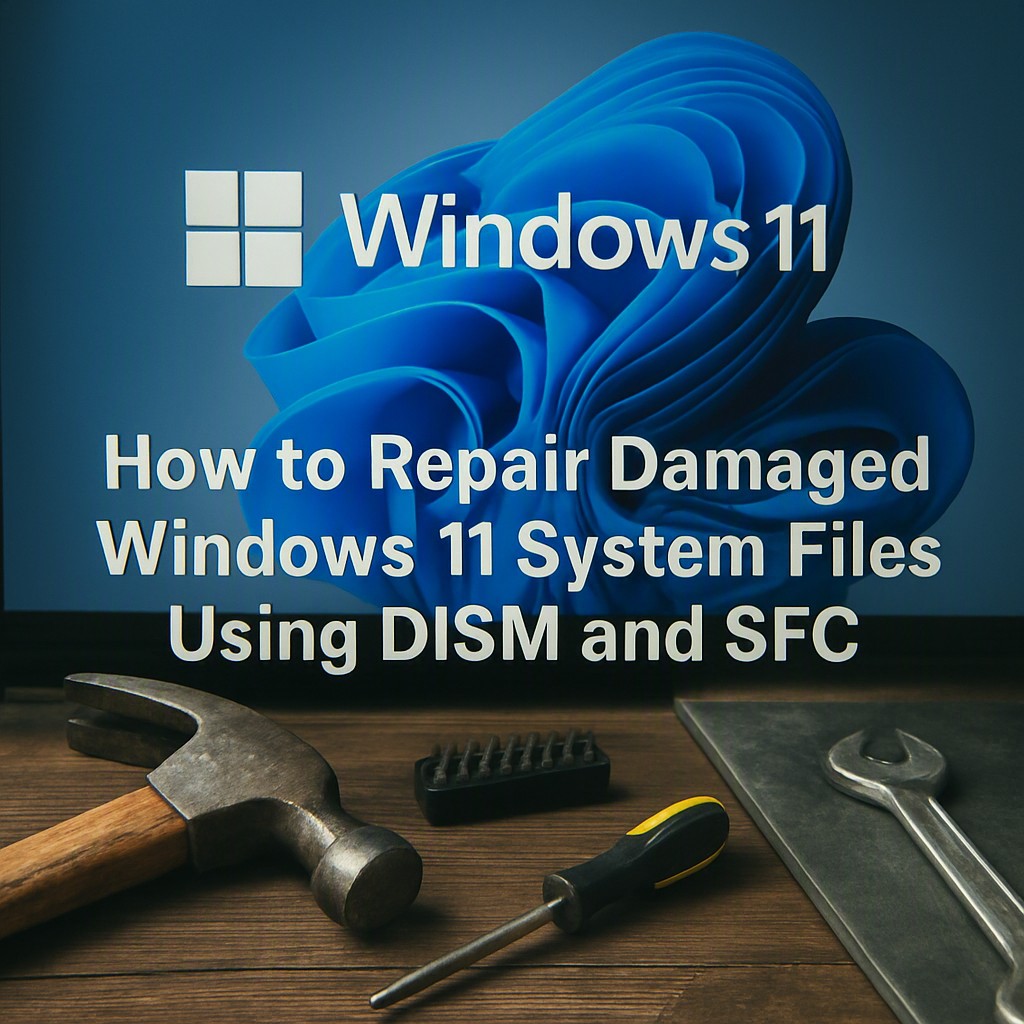 How to Repair Damaged Windows 11 System Files Using DISM and SFC