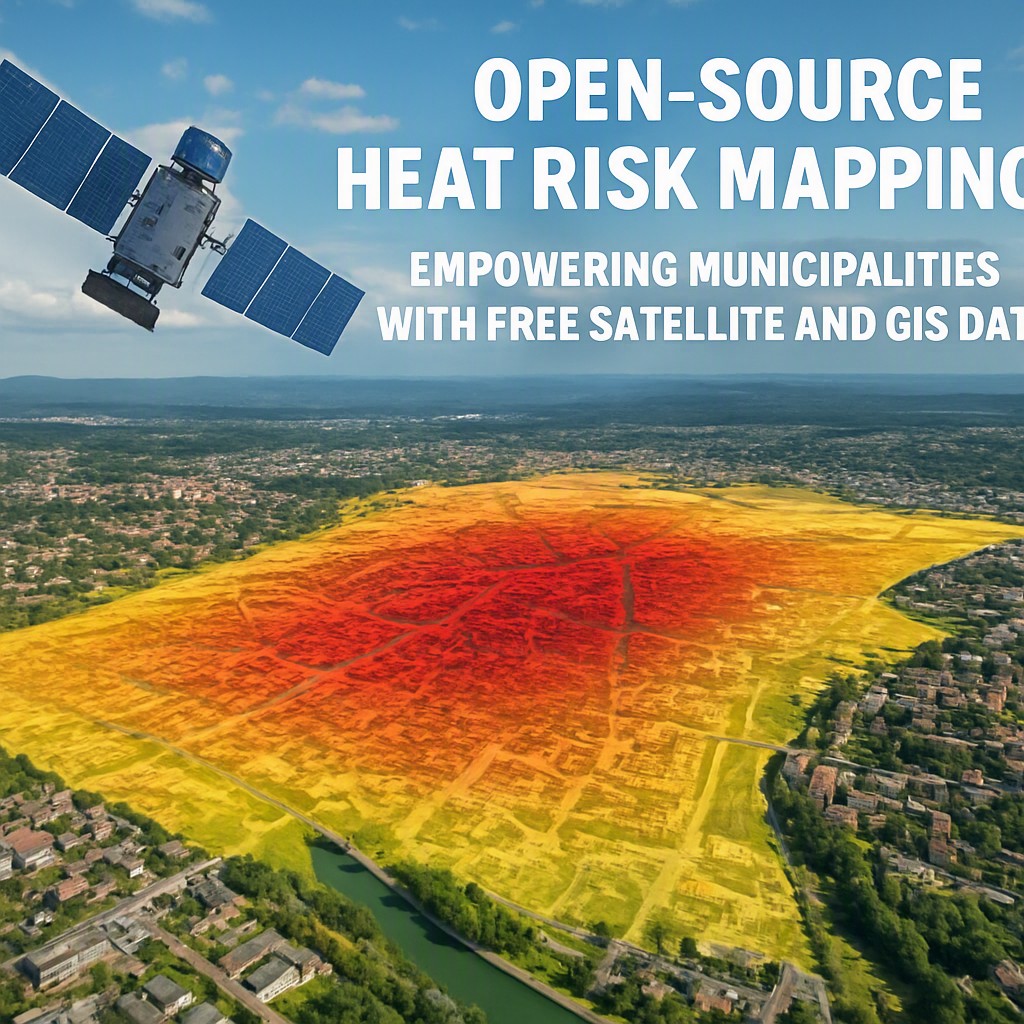 Open-Source Heat Risk Mapping: Empowering Municipalities with Free Satellite and GIS Data