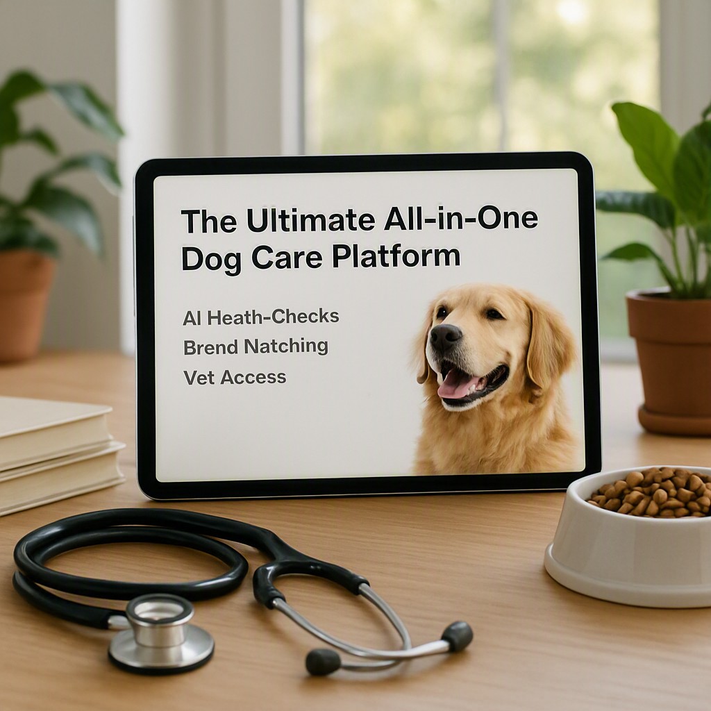 The Ultimate All-in-One Dog Care Platform: AI Health Checks, Breed Matching & Vet Access