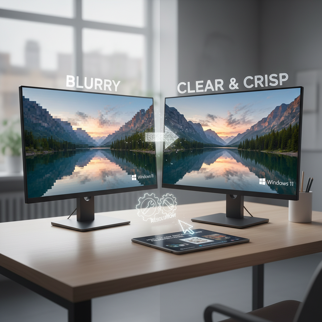How to Fix Blurry Desktop Backgrounds in Windows 11: Clear and Crisp Wallpaper Guide