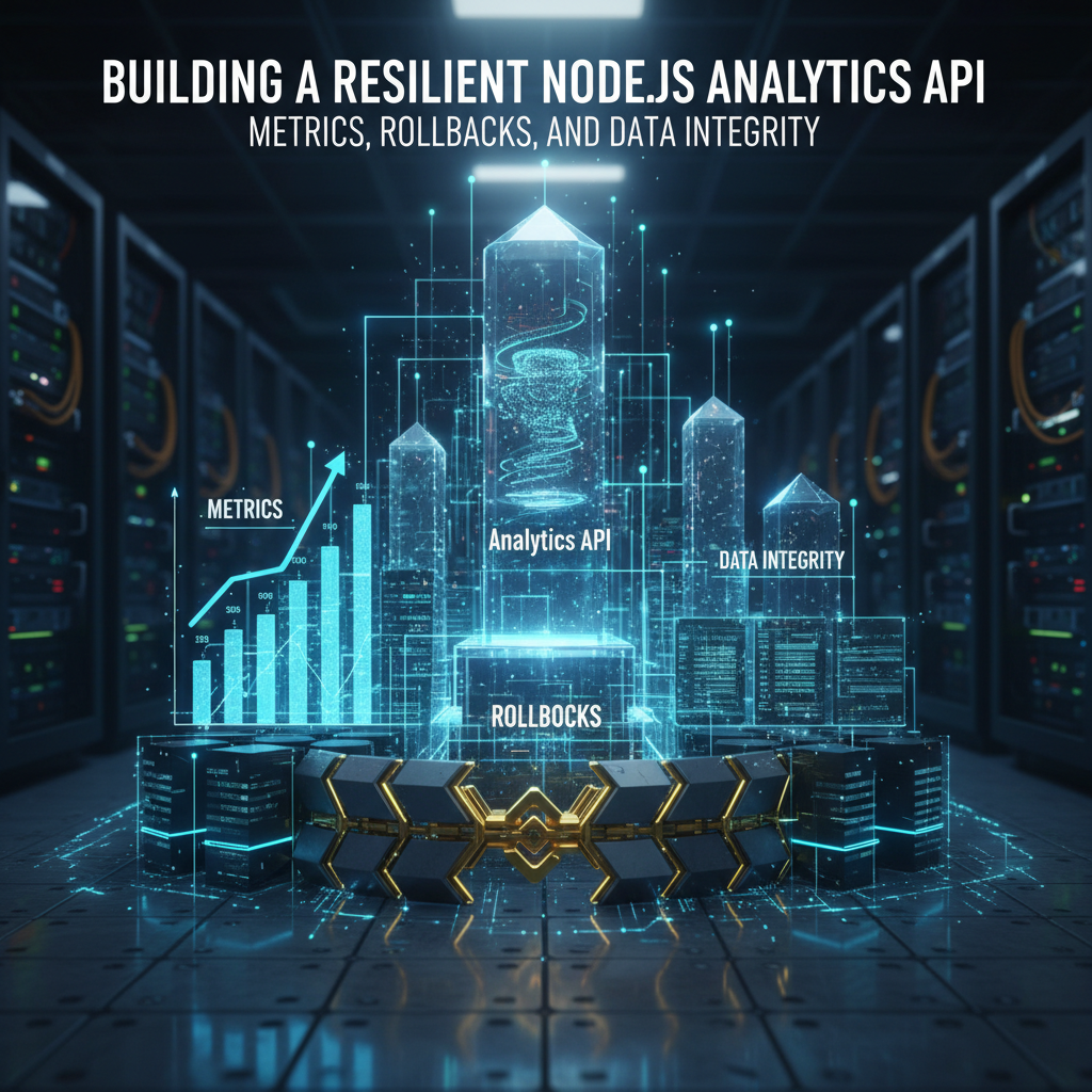 Building a Resilient Node.js Analytics API: Metrics, Rollbacks, and Data Integrity