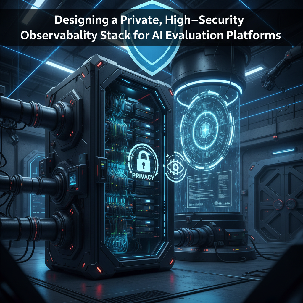 Designing a Private, High‑Security Observability Stack for AI Evaluation Platforms