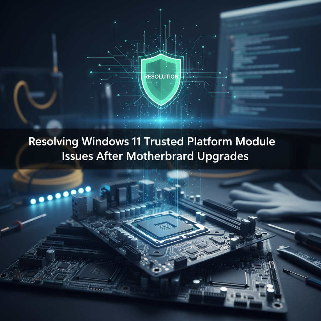 Resolving Windows 11 Trusted Platform Module Issues After Motherboard Upgrades