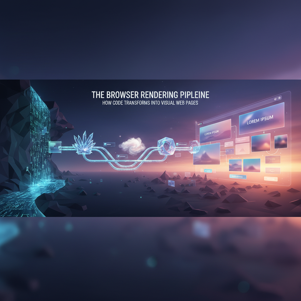 The Browser Rendering Pipeline: How Code Transforms Into Visual Web Pages