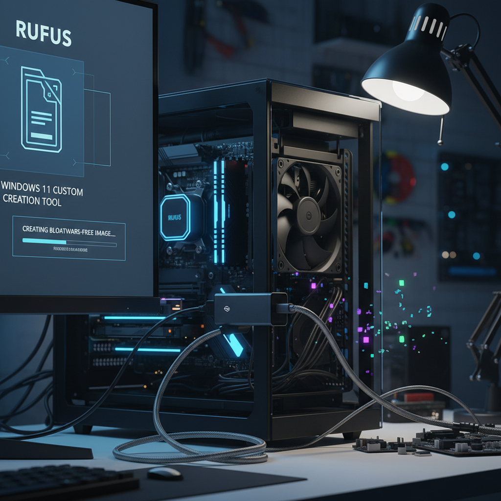 How to Create a Bloatware-Free Windows 11 USB Installer with Rufus